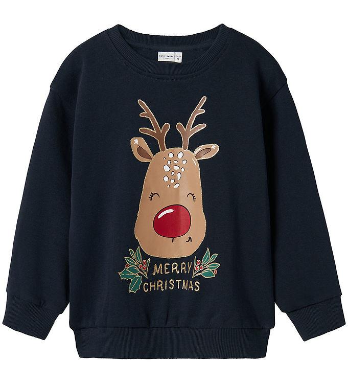 Name It Sweatshirt - NmfVismas - Mørk Safir Blå