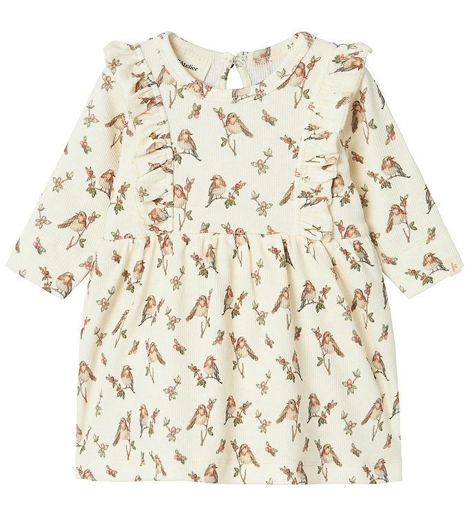 Lil' Atelier Kjolebody - Rib - Turtledove Beige