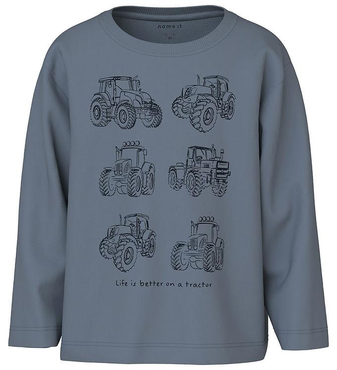 Name It T-shirt - NmmRelle - Flint Stone Blå dreng