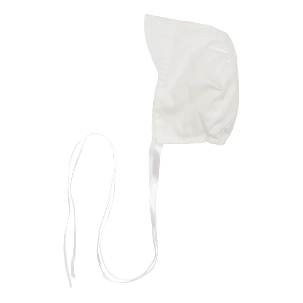 Dåbs Hat / Cap - Creme - XS Beige