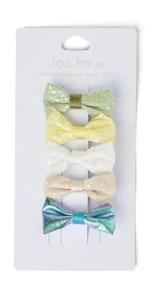 5 pak hårspænder - Mix - ONE-SIZE Mønster/multi