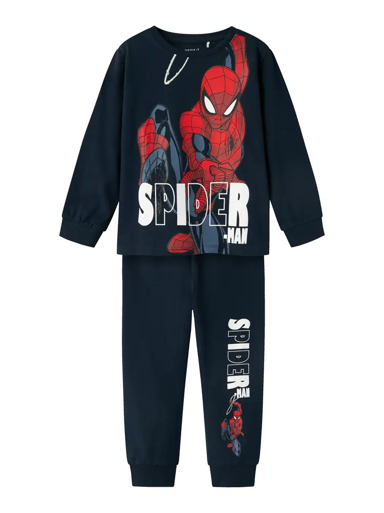 Alfred spider ls nattøj - DARKSAPPHI - 98/104 Blå