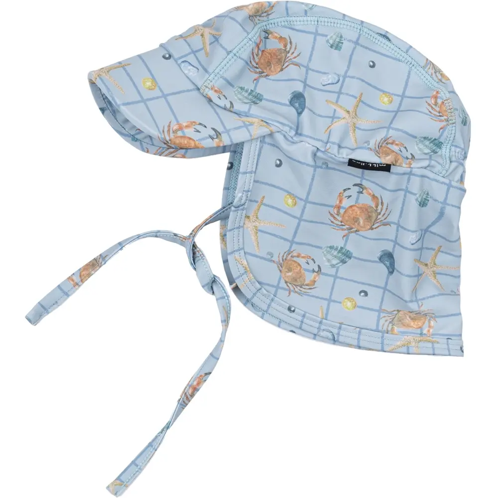 Badehat med Print - Recycled - FADEDDENIM - 3-4 ÅR Mønster/multi