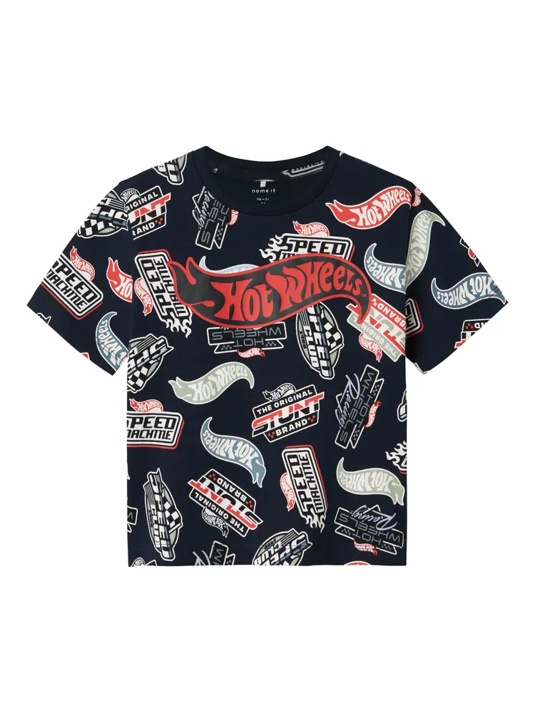 Ary hotwheels ss t-shirt - NAVYBLAZER - 98 Blå