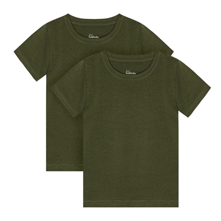 BIRKHOLM 2-Pak T-shirts Army Grøn T-shirts & Toppe Grøn
