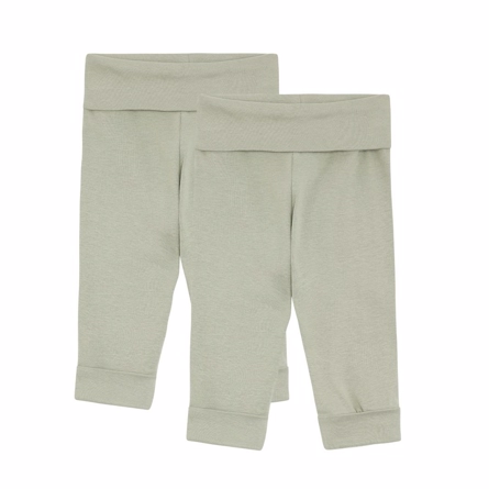 BIRKHOLM 2-Pak Folde Leggings Søgræs Grøn Bukser & Leggings Grøn