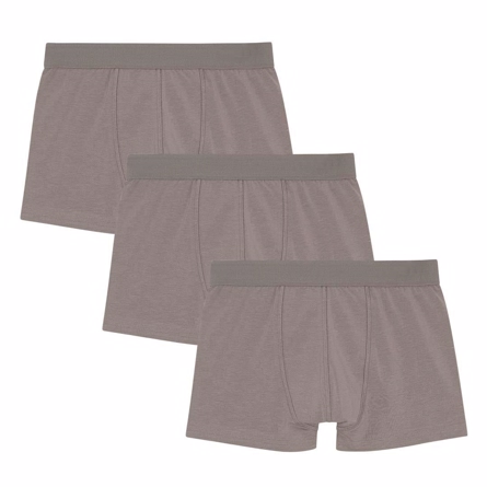 BIRKHOLM 3-Pak Boxershorts Granit Grå Grå Tæller for 0,5
