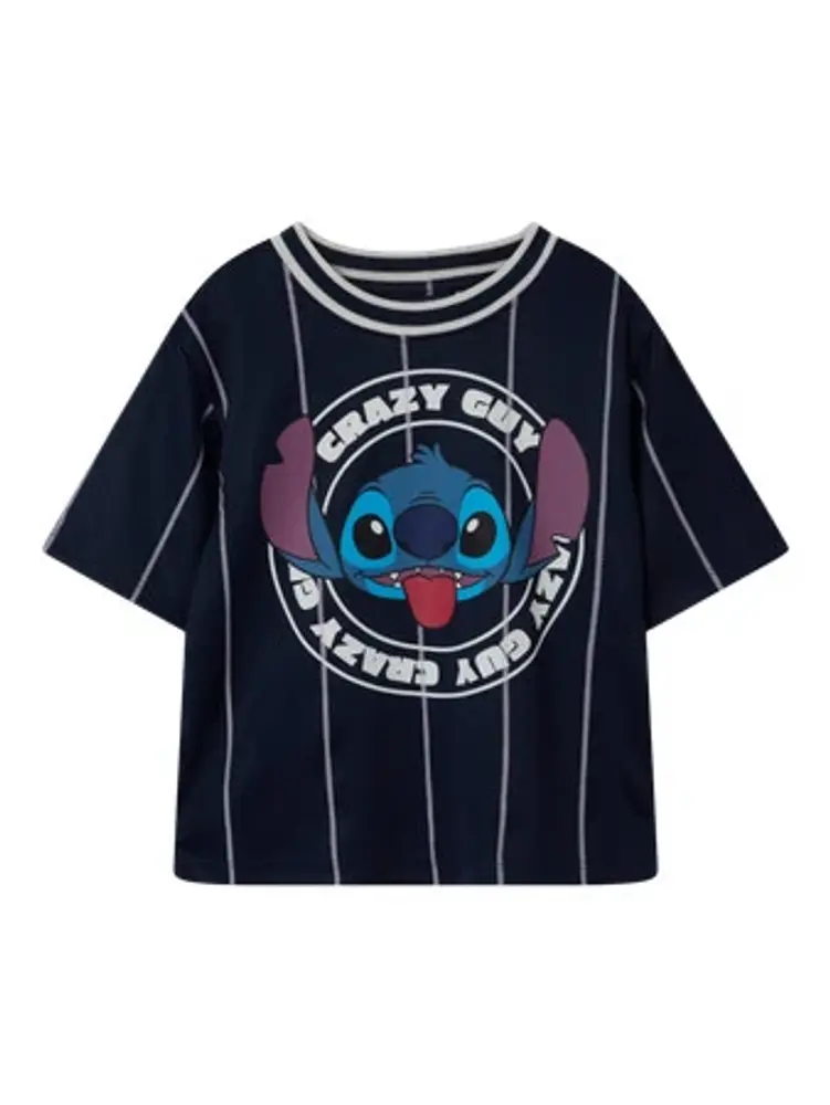 Ariz Stitch T-shirt - Navy blazer - 110