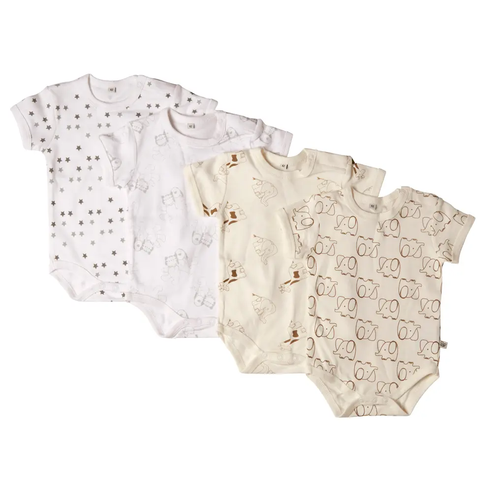 4 Stk K/Æ Bodystockings - Offwhite 200 - 50 Hvid