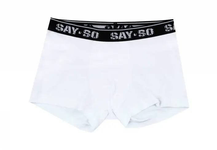 Basis boxershorts hvid økologisk bomuld Hvid male