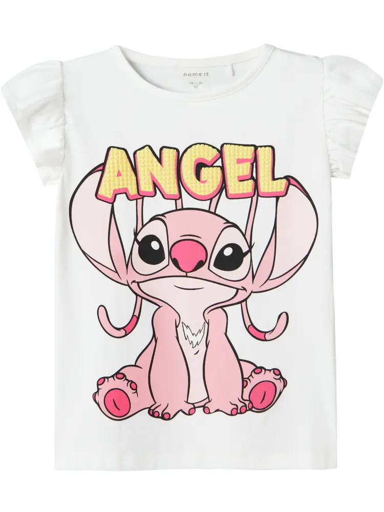 Asbiri stitch ss t-shirt - BRIGHTWHIT - 116 Mønster/multi