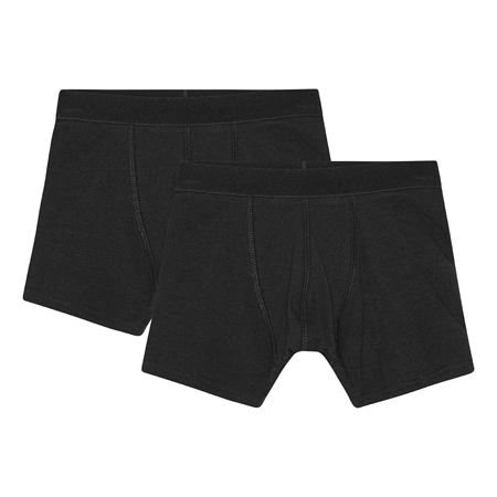 BIRKHOLM 2-Pak Boxershorts Midnat Sort Sort Tæller for 1