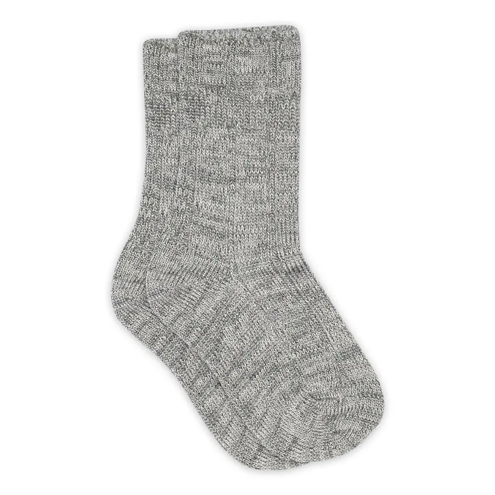 Bee Strømper - Grå Melange - Slidstærke til Børn