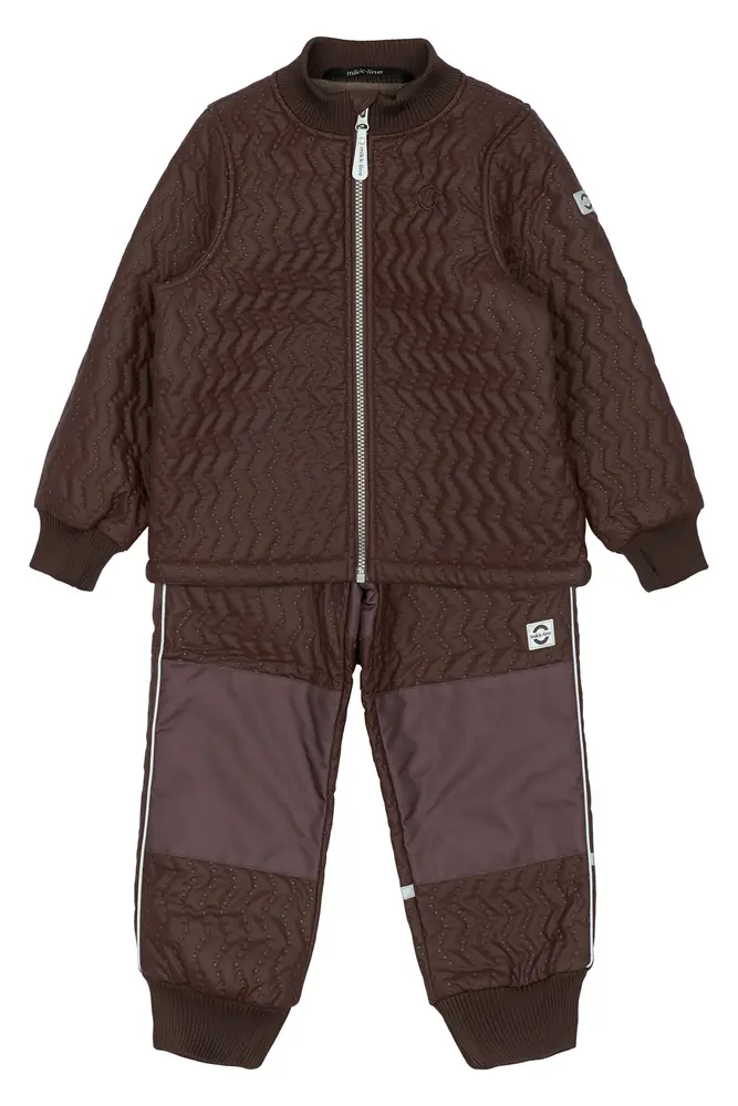 Duvet Fleece Sæt - French roast - 92 CM