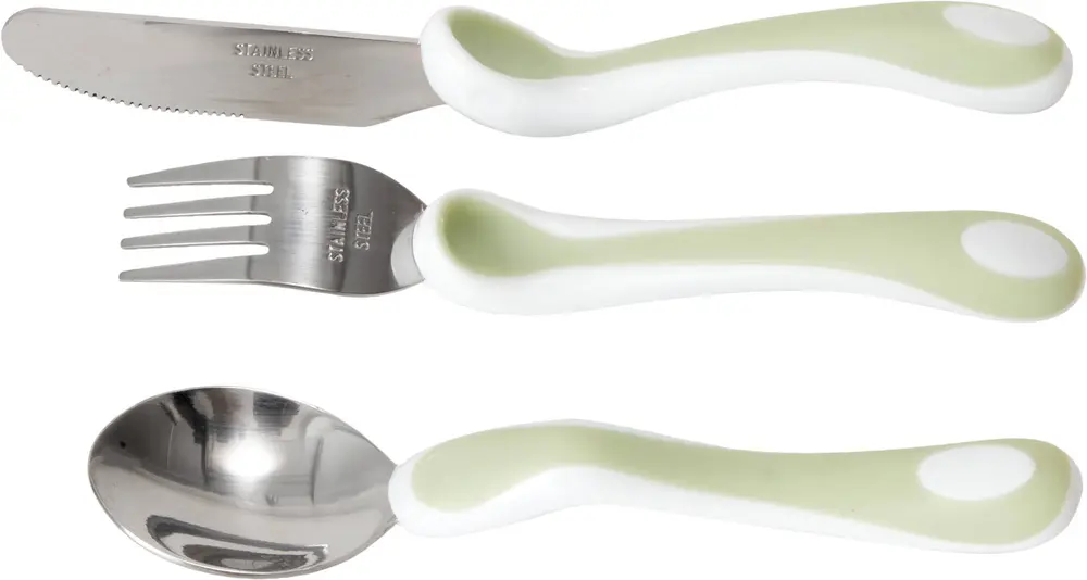 Spis som en pro! Ergonomisk bestik til børn - Mint