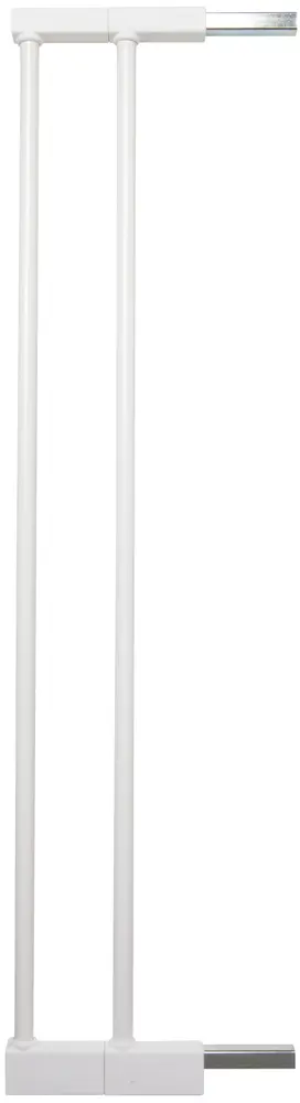 2 Forlængere til Gitter Extend-A-Gate - Hvid - 7 cm