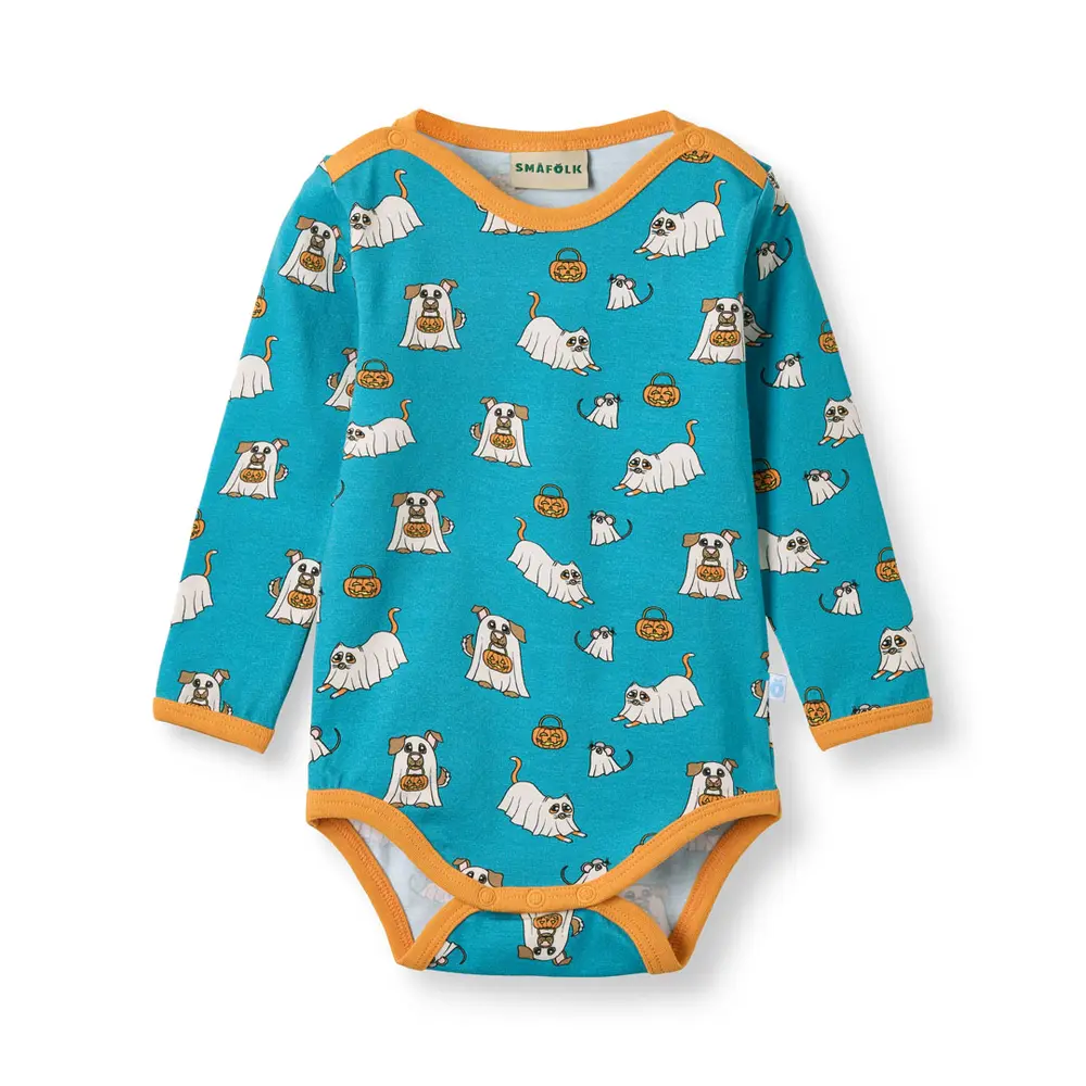 Elstar Langærmet Body - Creamy blue - 68