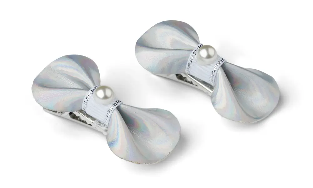 2 pak hårspænde - SØLV - ONE-SIZE