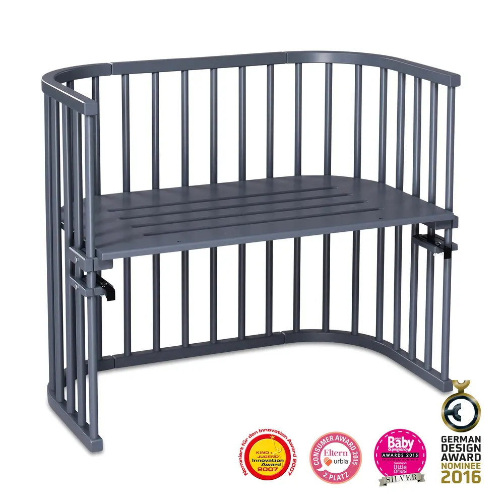 Side By Side Seng Maxi - Grå til tvillinger og babyer