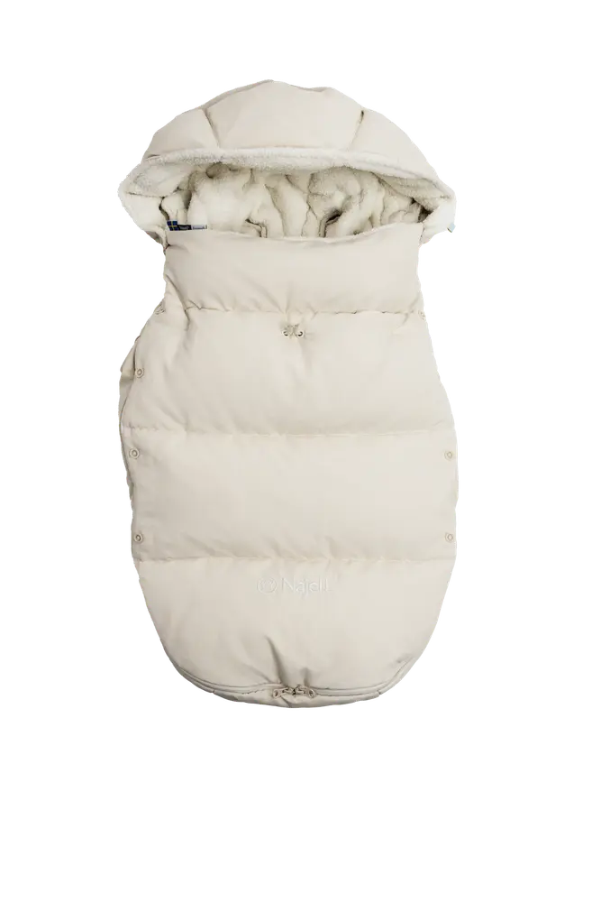 Kørepose Dun - Oat Beige