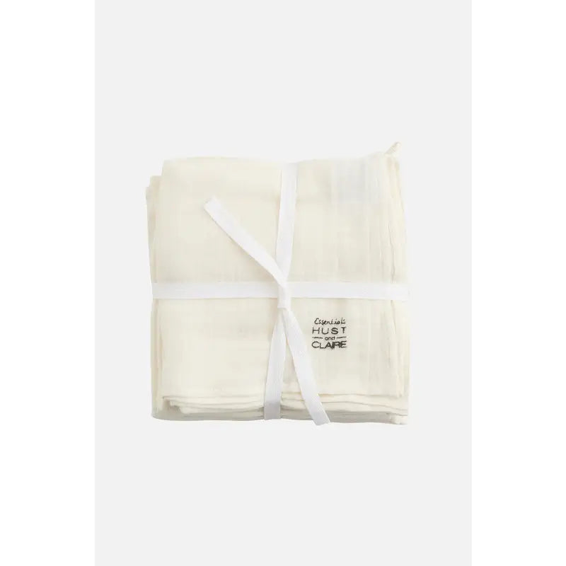 H&C Økologiske Stofbleer - 5 Pak i Ivory - Uundgåelige!