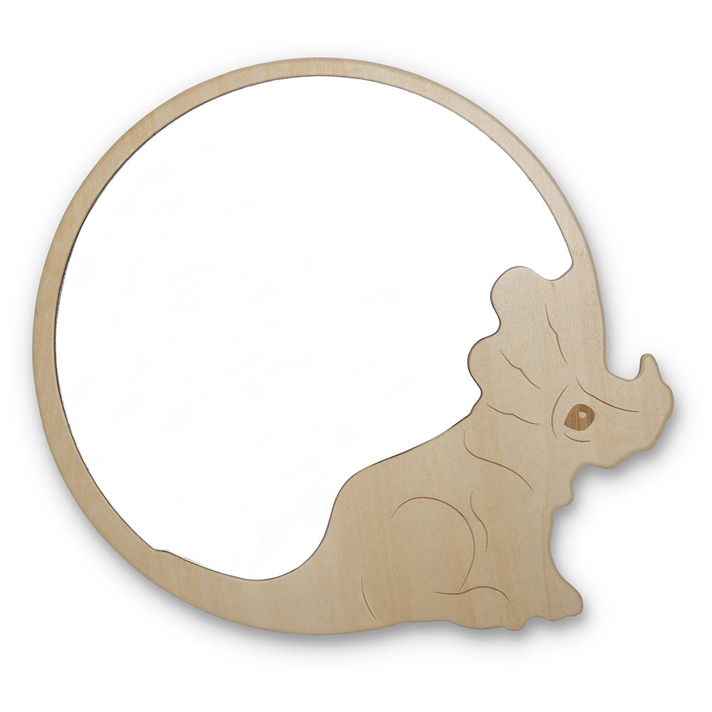 Luna Dino Spejl – Farverig Dekoration til Børneværelset!