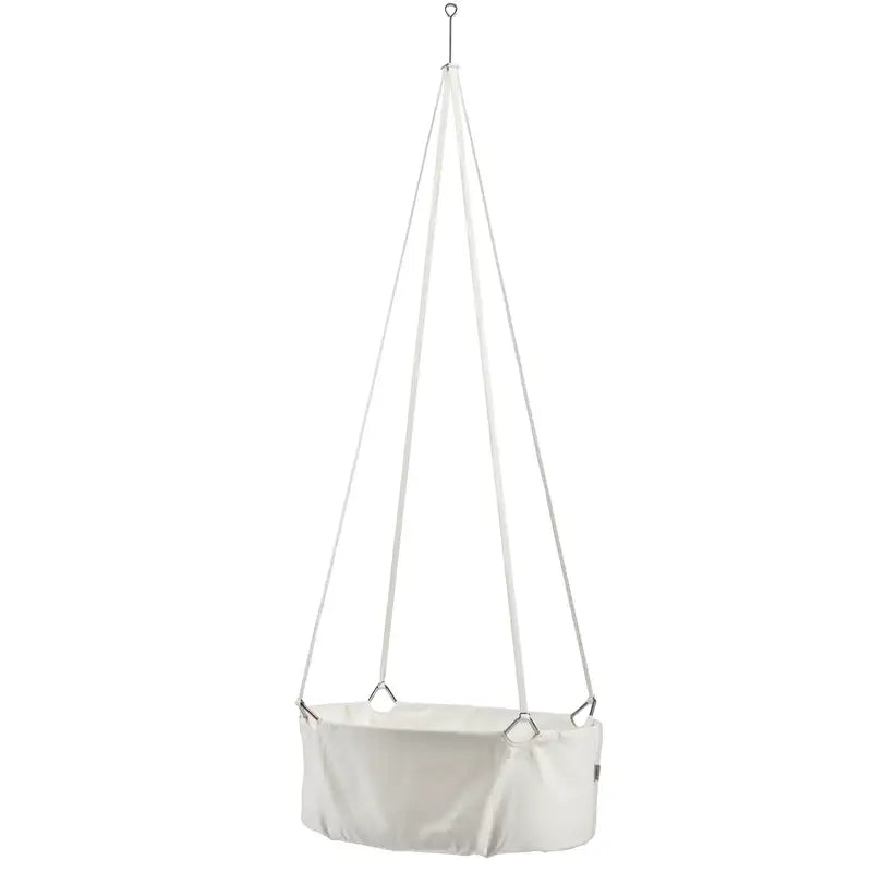 Klassisk Vugge med Madras - Hvid til Børneværelset