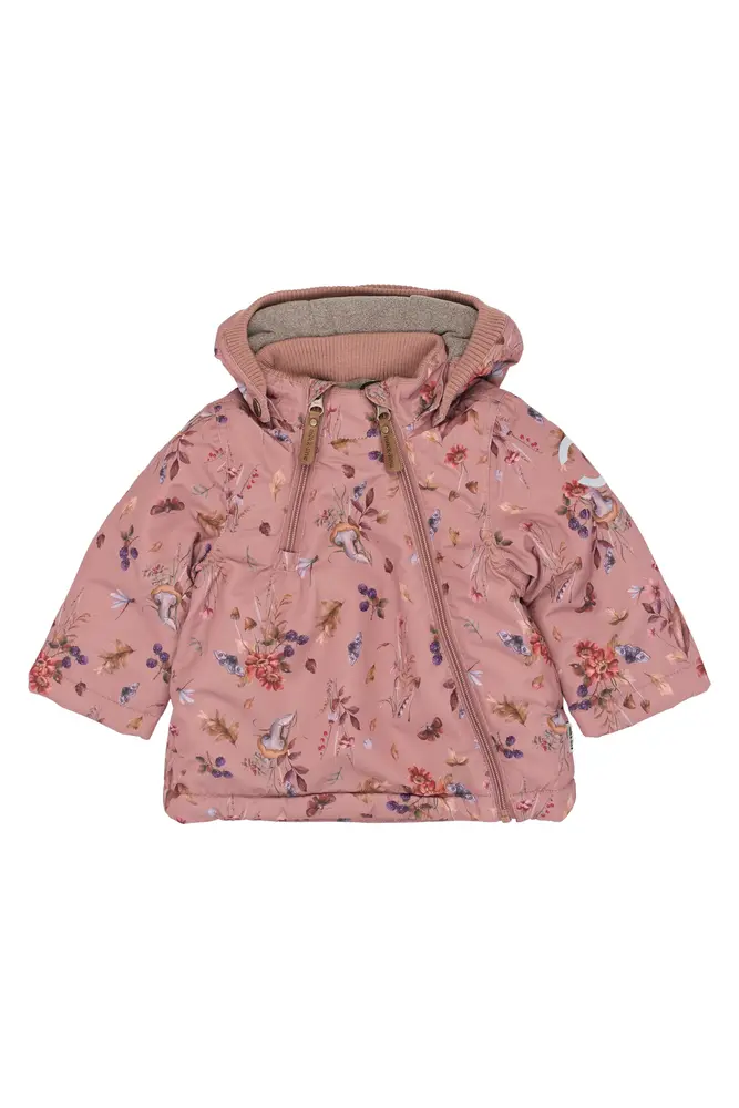 Børnevinterjakke i burltræ - Hold varm i kulden!