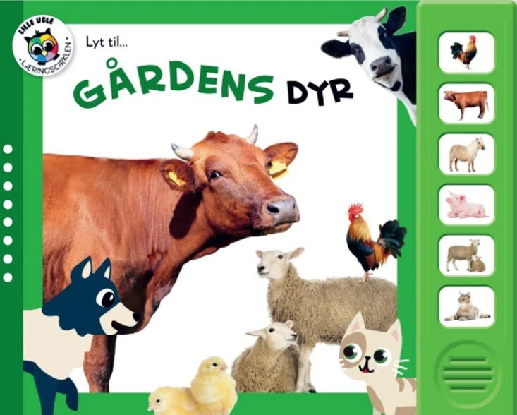 Bondegårdens Dyr – Interaktiv Lydbog til Børn