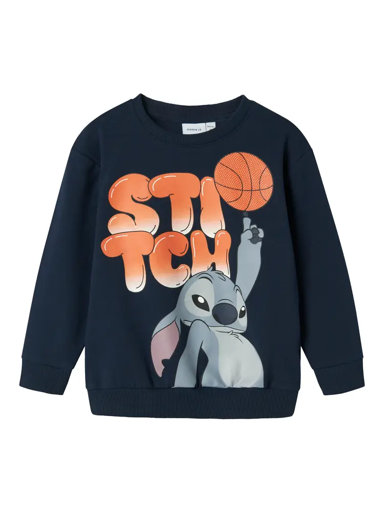 Ant Stitch Sweatshirt - Navy Blazer til Børn