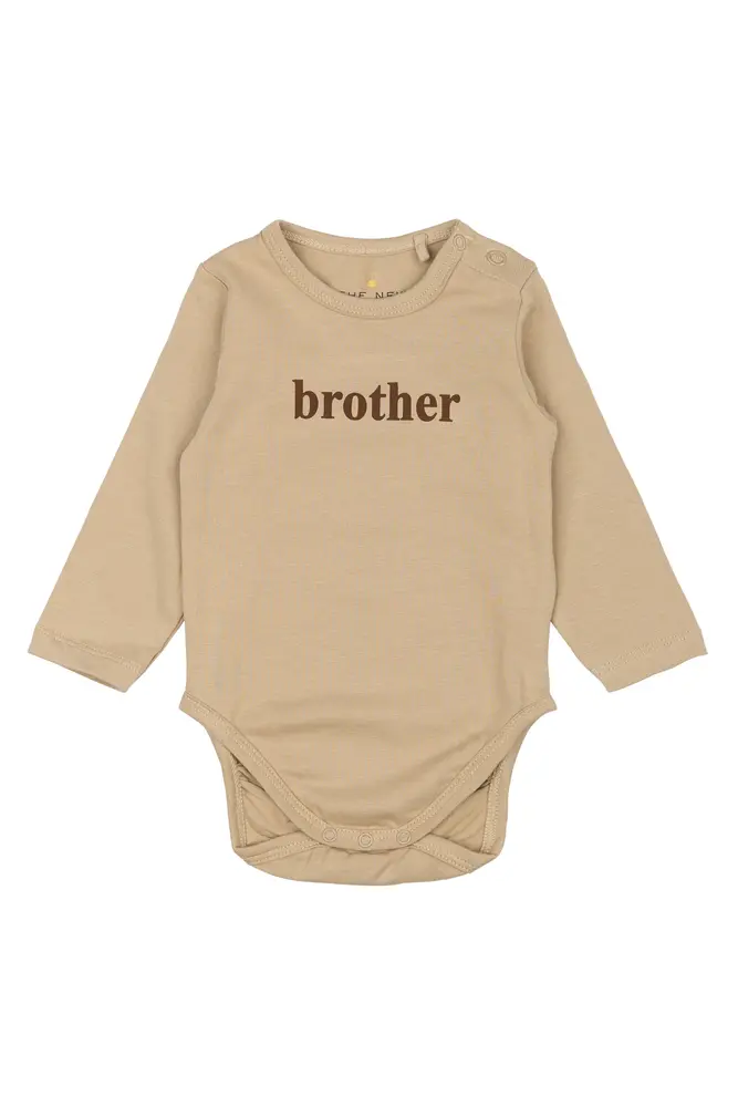 Brother Langærmet Bodystocking - HUMUS - Særlig Tilbud!