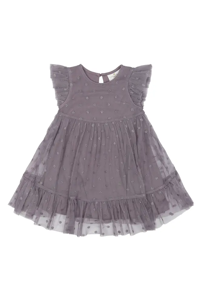 Fortryllende Poppy Kjole i Grå - Fantastisk Tilbud!