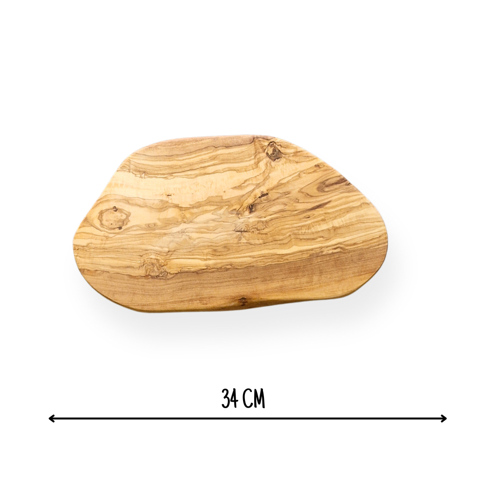 Eksklusivt Håndlavet Oliventræ Skærebræt til Køkkenet