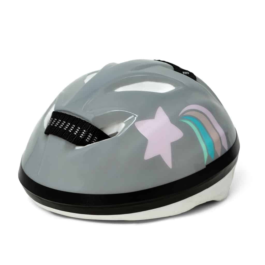 Cykelhjelm til Dukke – Grå på Udsalg!