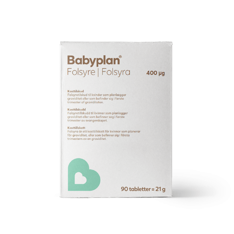 Babyplan Folsyre – Essentielt kosttilskud til gravide