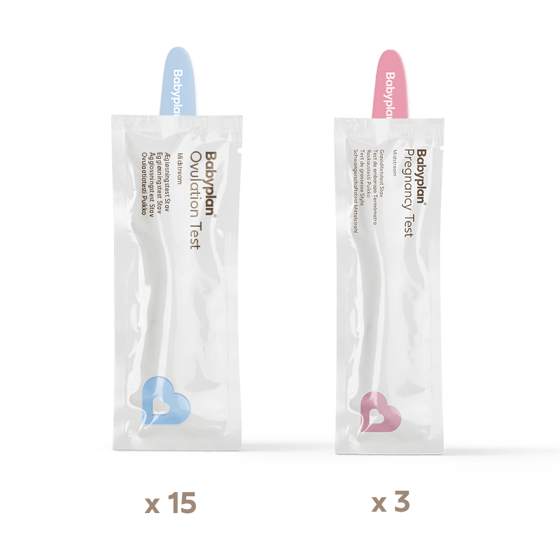 Babyplan testsæt – Ægløsning og graviditetstest på tilbud
