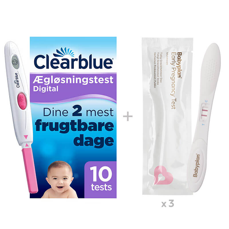 Clearblue Ægløsningstest & Graviditetstest Tilbudspakke