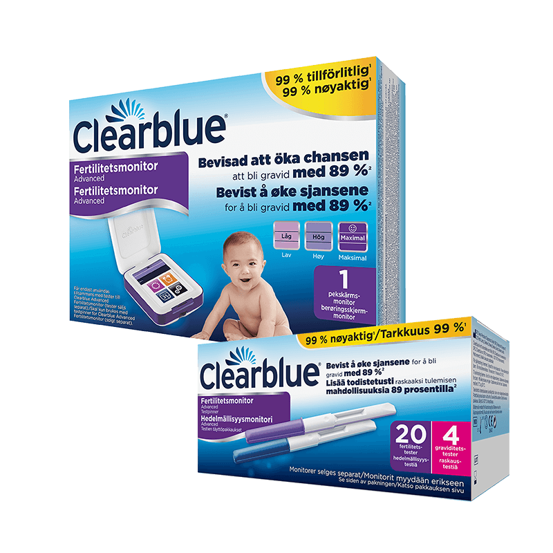 Clearblue Fertilitetsmonitor – Forøg dine chancer for graviditet