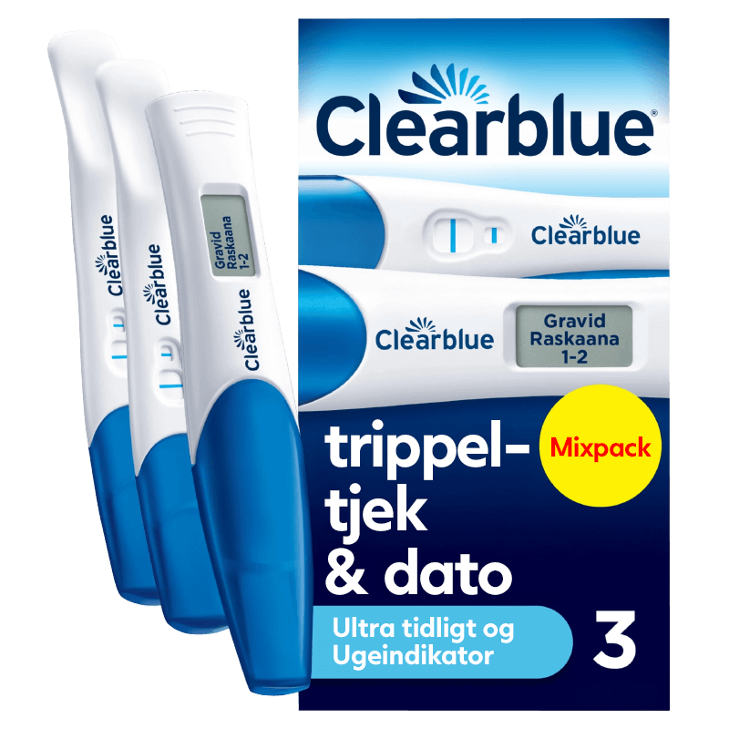 Clearblue Triple Check Graviditetstest – 3 stk. Tilbud!