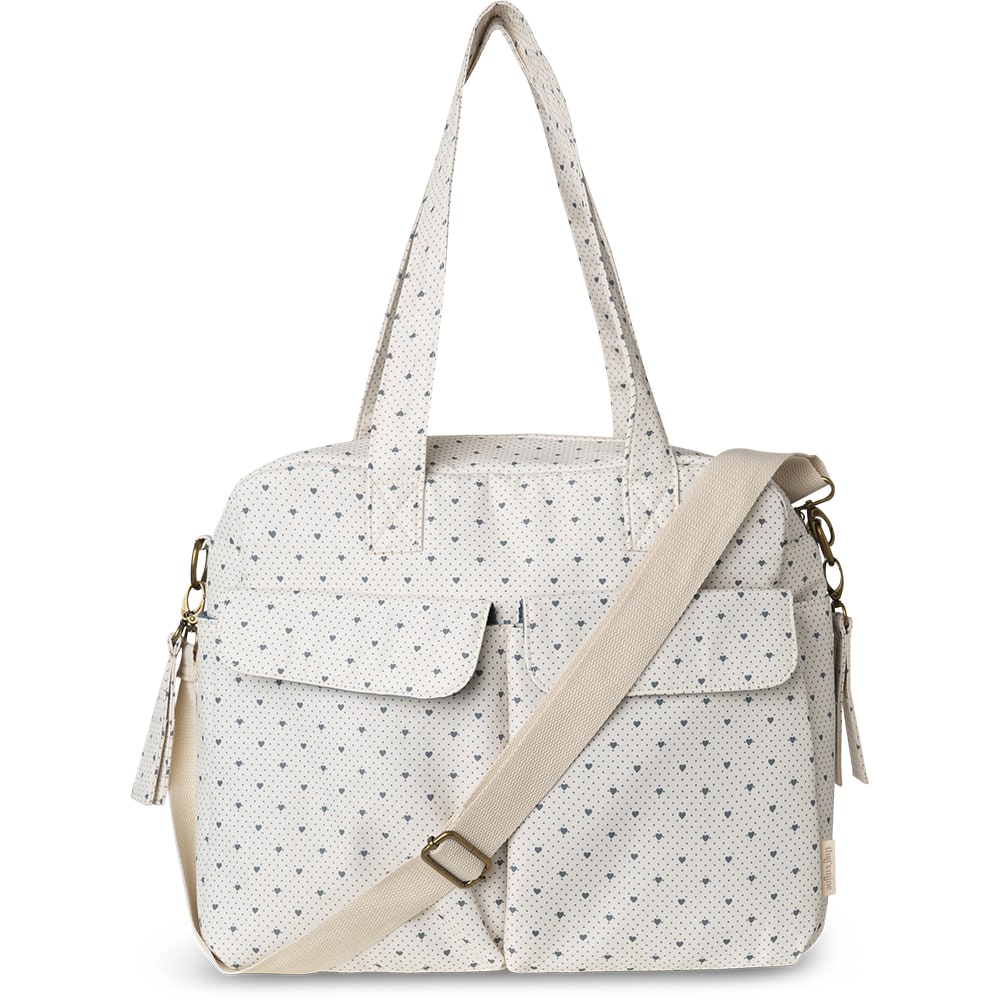 Benne Pusletaske – Lots of Love Sky til moderne forældre